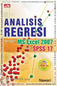 Analisis Regresi dengan MS Excel 2007 dan SPSS 17