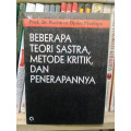 Beberapa Teori Sastra,Metode Kritik, dan Penerapannya
