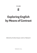 Exploring English by Means of Contrast