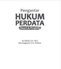 Image of Pengantar Hukum Perdata Teori dan Praktek